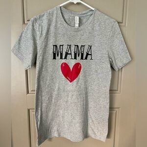 Mama Short Sleeve Tshirt Small Love‎ Valentines Day Heart